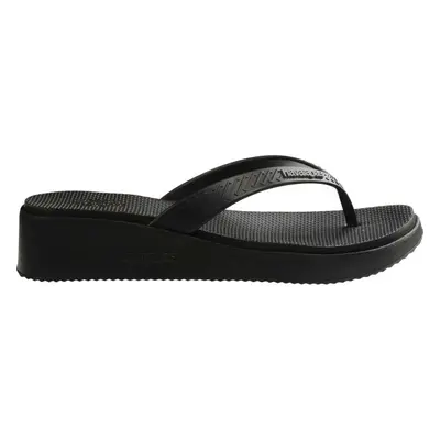 HAVAIANAS HIGH PLATFORM Dámské žabky, černá