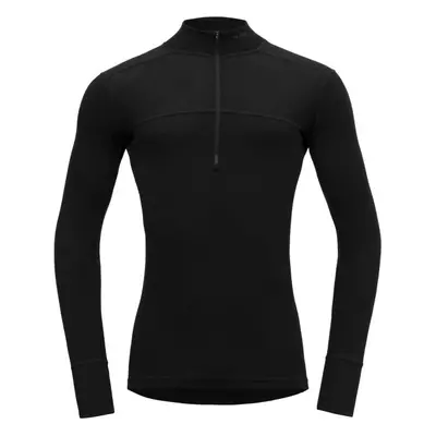 Devold LAUPAREN MERINO ZIP NECK MAN Pánské merino tričko, modrá, velikost