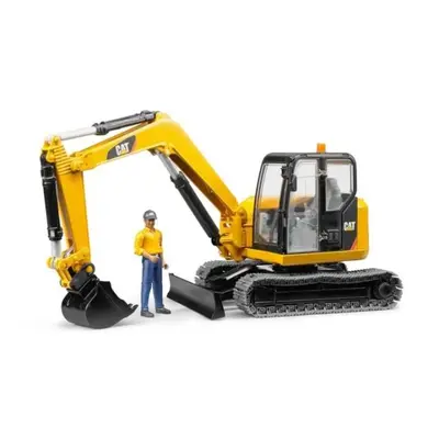 BRUDER MINI EXCAVATOR WITH DRIVER Model minibagru, žlutá, velikost