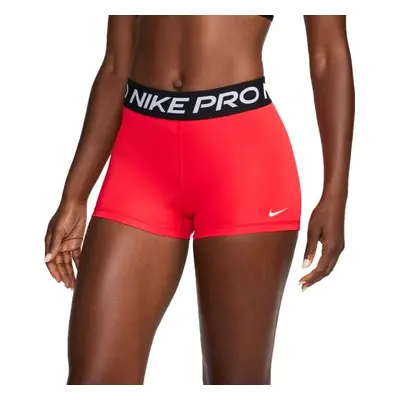 Nike PRO Dámské elastické šortky, červená, velikost