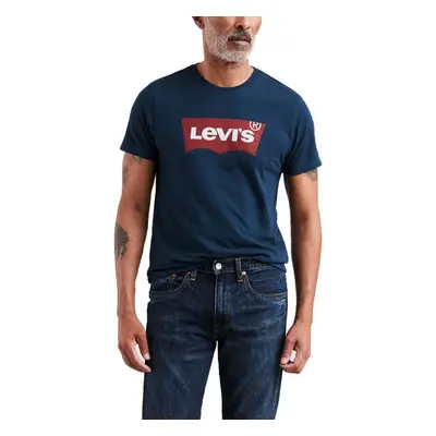 Levi's® GRAPHIC SET-IN NECK Pánské tričko, tmavě modrá, velikost