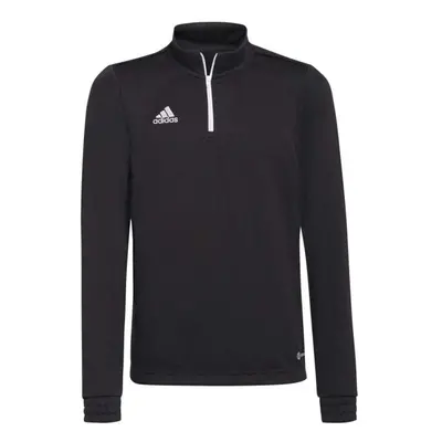 adidas ENTRADA TRAINING TOP Juniorský fotbalový top, černá, velikost