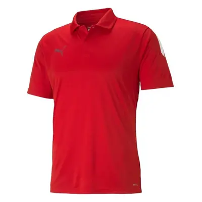 Puma TEAM LIGA SIDELINE POLO SHIRT Pánské polotričko, červená, velikost