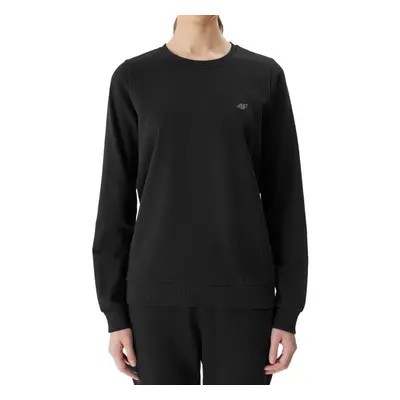 4F SWEATSHIRT BASIC Dámská mikina, černá, velikost