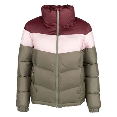 Columbia PUFFECT COLOR BLOCKED JACKET Dámská bunda, khaki, velikost