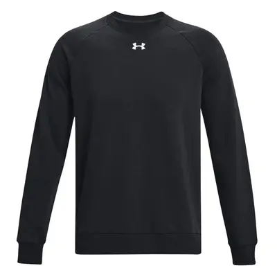 Under Armour RIVAL FLEECE CREW Pánská mikina, černá, velikost