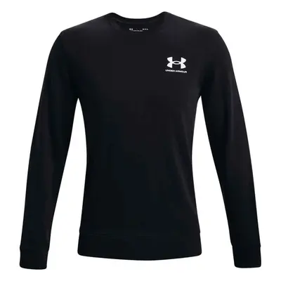 Under Armour RIVAL TERRY LC CREW Pánská mikina, černá, velikost