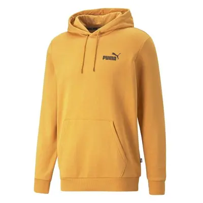 Puma ESSENTIALS SMALL LOGO HOODIE Pánská mikina, žlutá, velikost