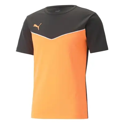 Puma INDIVIDUAL RISE JERSEY TEE Fotbalové triko, oranžová, velikost