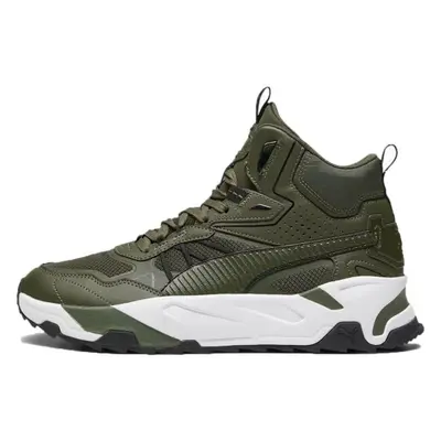 Puma TRINITY MID HYBRID Pánská volnočasová obuv, khaki