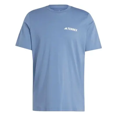 adidas TERREX MOUNTAIN TEE Pánské triko, modrá, velikost