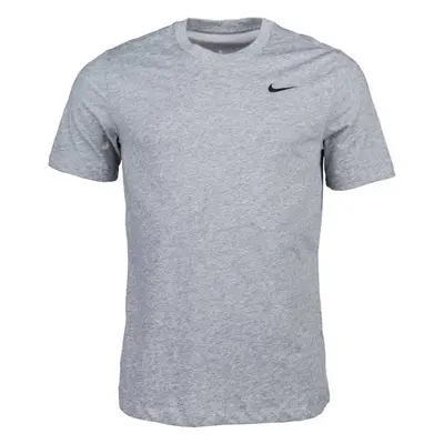 Nike DRY DRI-FIT CREW SOLID Pánské tričko, šedá, velikost