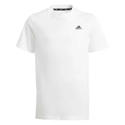 adidas SMALL LOGO Juniorské tričko, bílá, velikost