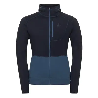 Odlo PERFORMANCE WOOL X-WARM HOODY Pánská mikina, černá, velikost