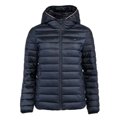 Tommy Hilfiger LW PADDED GLOBAL STRIPE JACKET Dámská podzimní bunda, tmavě modrá, velikost