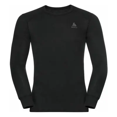 Odlo ACTIVE WARM ECO BL TOP CREW Pánské funkční triko, černá, velikost