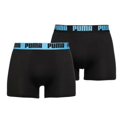 Puma BASIC 2P Pánské boxerky, černá, velikost