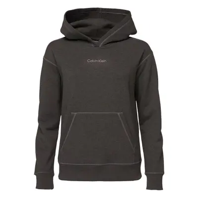 Calvin Klein PULLOVER HOODIE Dámská mikina, tmavě šedá, velikost