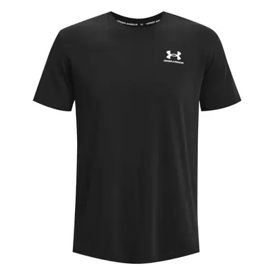 Under Armour LOGO EMB HEAVYWEIGHT Pánské tričko, černá, velikost