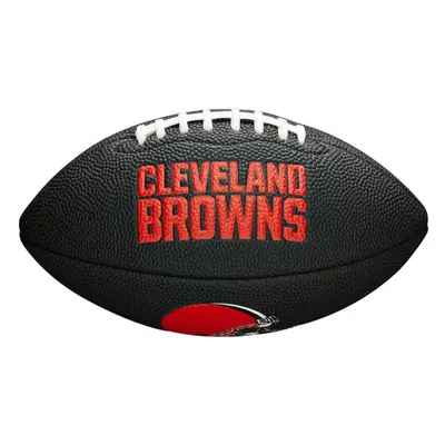 Wilson MINI NFL TEAM SOFT TOUCH FB BL CL Mini míč, černá, velikost