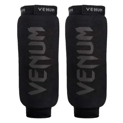 Venum KONTACT SHIN GUARDS Chrániče holení, černá, velikost