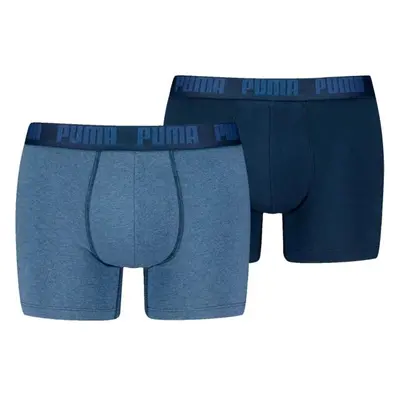 Puma MEN EVERYDAY BASIC BOXER 2P Pánské boxerky, modrá, velikost