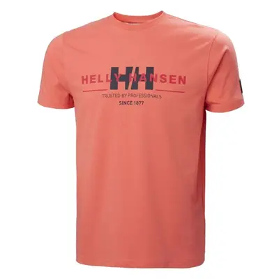 Helly Hansen RWB GRAPHIC Pánské triko, lososová, velikost