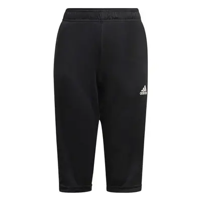 adidas TIRO PANTS Chlapecké fotbalové tepláky ve zkrácené délce, černá, velikost