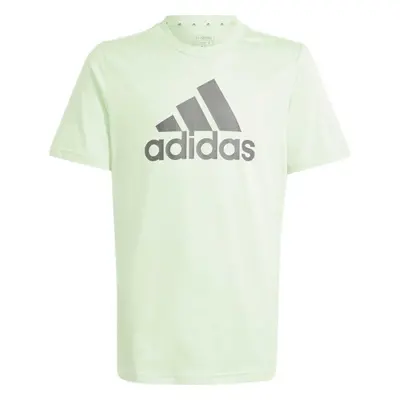 adidas ESSENTIALS BIG LOGO T-SHIRT Juniorské tričko, světle zelená, velikost