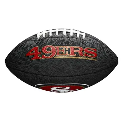 Wilson MINI NFL TEAM SOFT TOUCH FB BL SF Mini míč na americký fotbal, černá, velikost