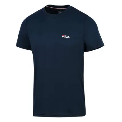 Fila T-SHIRT LOGO SMALL Pánské triko, tmavě modrá, velikost