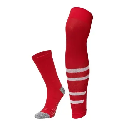 Puma TEAM SKS GRAPHIC SOCKS PROMO Fotbalové štulpny, červená, velikost