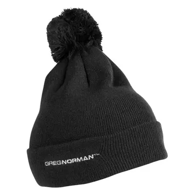 GREGNORMAN BOBBLEHATBLACK Zimní golfová čepice, černá, velikost