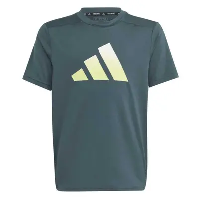 adidas TRAIN ICON TEE Chlapecké tréninkové tričko, tmavě šedá, velikost