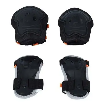 K2 EXO 4.1. JR PAD SET Sada dětských chráničů na brusle, černá, velikost