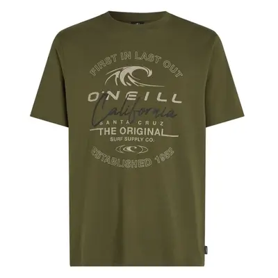 O'Neill CALI WAVE Pánské tričko, khaki, velikost