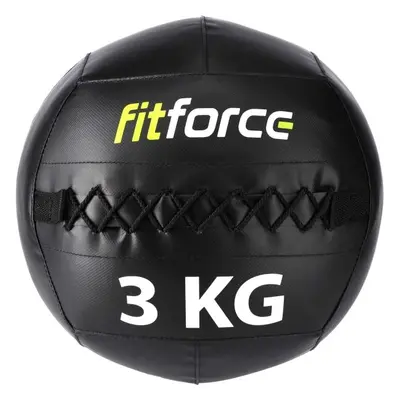 Fitforce WALL BALL Medicinbal, černá, velikost