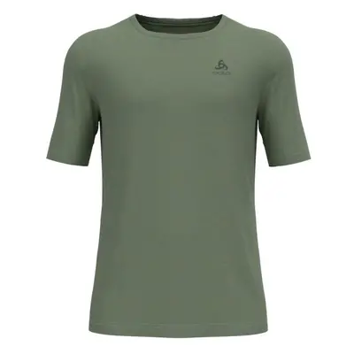 Odlo NATURAL MERINO Pánské termotričko s krátkým rukávem, khaki, velikost