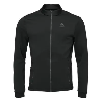 Odlo MID LAYER FULL ZIP BERRA Pánská mikina, černá, velikost