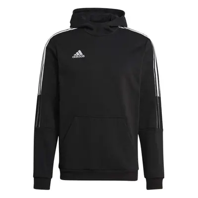 adidas TIRO HOODIE Pánská mikina, černá, velikost