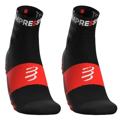 Compressport TRAINING SOCKS 2-PACK Sportovní ponožky, černá, velikost