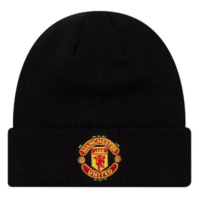 New Era CORE CUFF BEANIE MANCHESTER UNITED Pánský kulich, černá, velikost