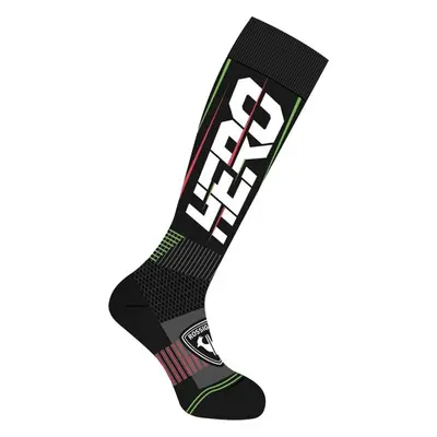 Rossignol HERO SOCKS X3 Lyžařské ponožky, černá, velikost