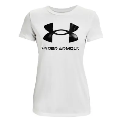 Under Armour LIVE SPORTSTYLE GRAPHIC SS Dámské triko, bílá, velikost