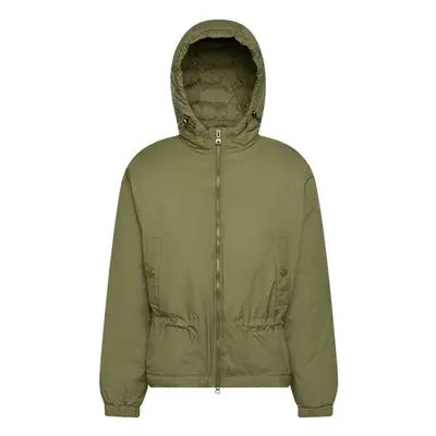 Geox W SPHERICA PARKA - RECYCLE PON Dámská bunda, khaki, velikost