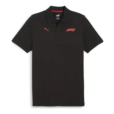 Puma F1 ESSENTIALS LOGO POLO Pánské polo triko, černá, velikost