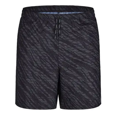 Odlo SHORT ESSENTIAL PRINT Pánské běžecké šortky, černá, velikost