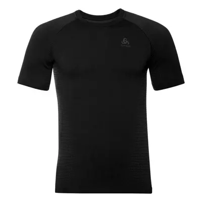 Odlo BL TOP CREW NECK S/S PERFORMANCE WARM ECO Pánské funkční triko, černá, velikost