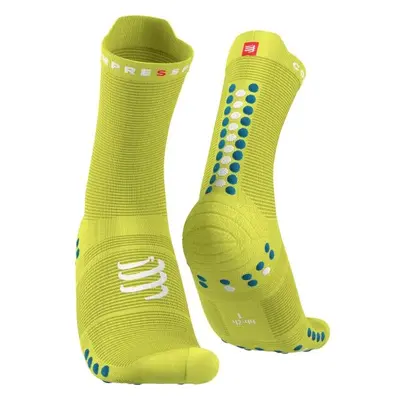 Compressport PRO RACING SOCK v4.0 RUN HIGH Běžecké ponožky, zelená, velikost