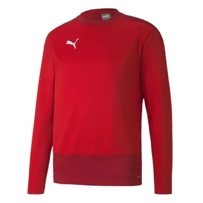 Puma TEAMGOAL TRAINING SWEAT Pánská sportovní mikina, červená, velikost